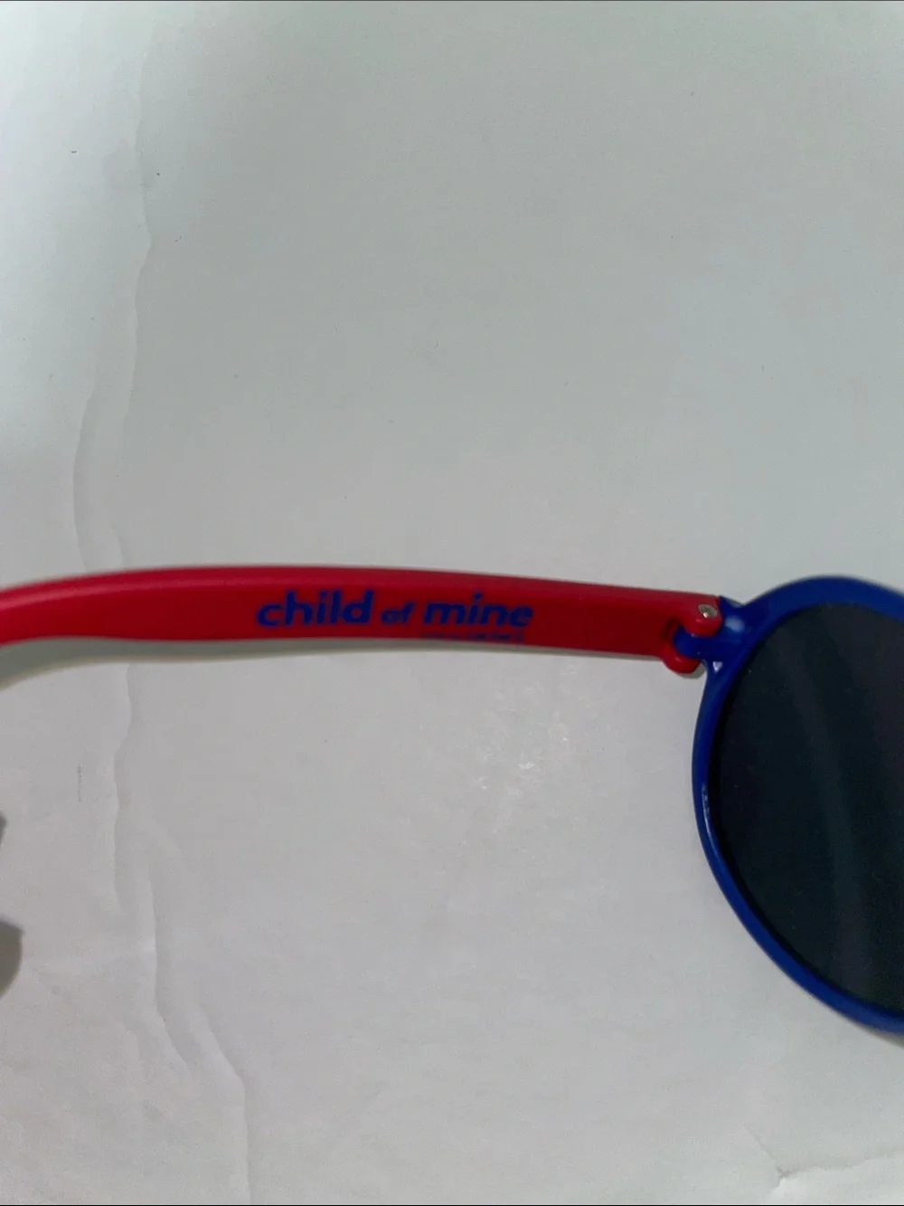 Carter's Blue Frame Kids Aviator Sunglasses with Red Temples